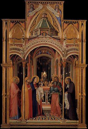 Ambrogio Lorenzetti Presentation at the Temple oil painting image